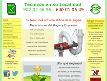 Tablet Screenshot of fr24hserviciosdelhogar.com